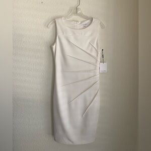 Calvin Klein White Midi Dress Size 4